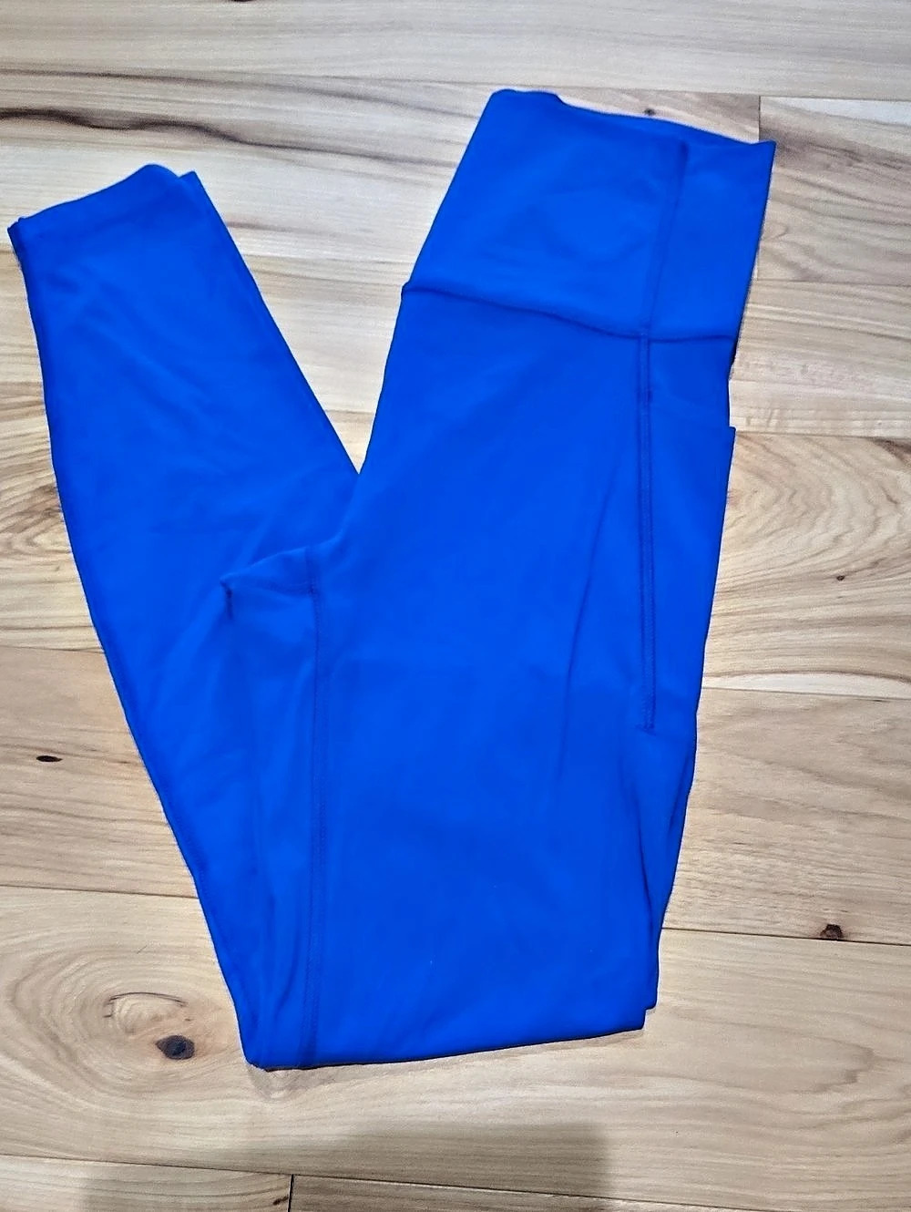 All In Motion Women'Small Everyday Soft Ultra High-Rise Pocketed Leggings Blue - Picture 4 of 4